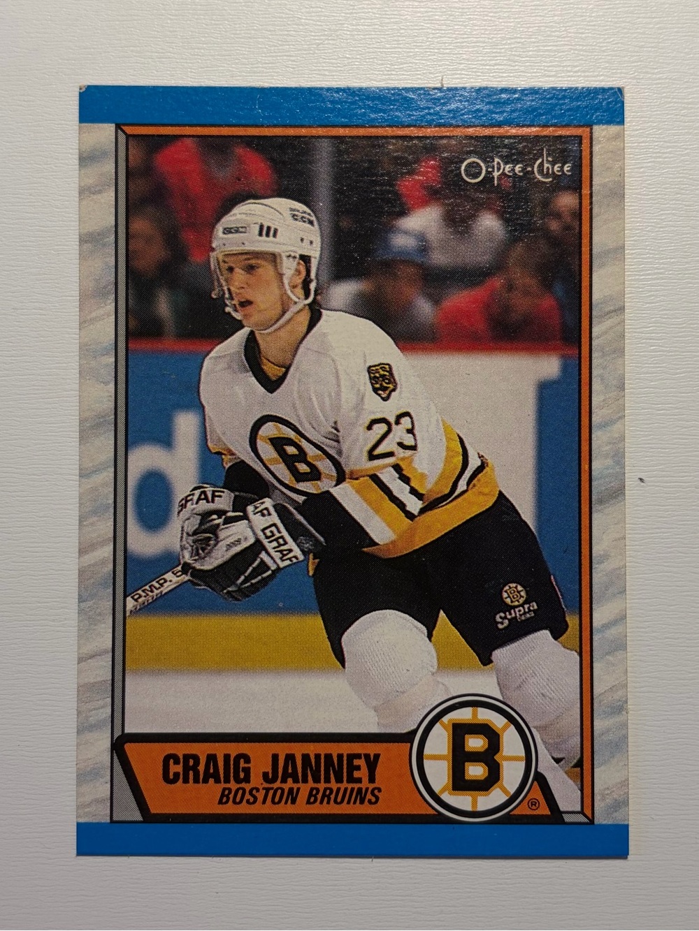 Craig Janney #190 Bruins 1989 O Pee Chee Card